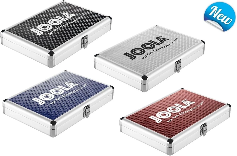 Joola Tischtennis Schläger Koffer Aluminium für 4 Schläger & Bälle - Bild 4 von 4