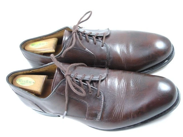 Allen Edmonds "WINDSOR" Men's Plain-toe Leather Derby 9 EEE Chili USA (590N) - Image 3 of 4