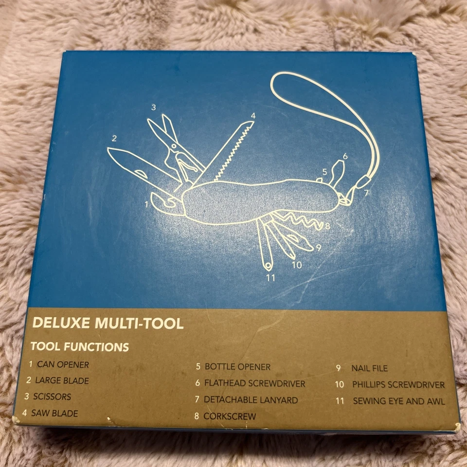 Cuchillo de camping Columbia vintage/multiherramienta de lujo 11 funciones de herramienta Foto 3 de 3
