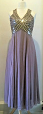 Embellished Bodice Tulle Dress ASOS BNWT 12 Uk RRP £80 Dusty Purple