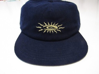 Quiksilver Mens Corduroy Blue Sun Adjustable Hat Nwt