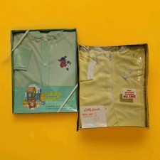 Lot Of 2 Vintage Baby Gowns w/ Box 0-12mos New