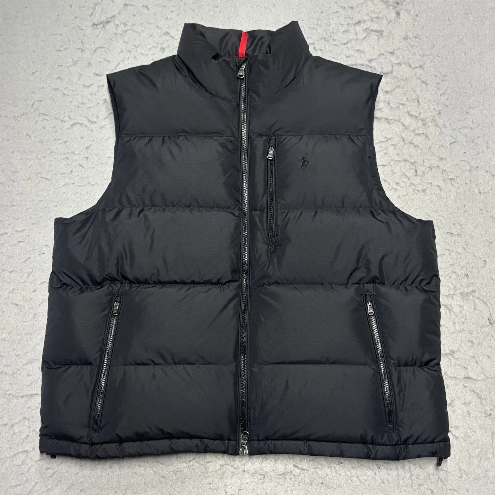 Polo Ralph Lauren Vest Mens 2XL Black Down Puffer Full Zip Pockets Insulated
Opens in a new window o