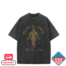 Gold's Gym Graphic T-shirt - Vintage Bodybuilding Logo Design