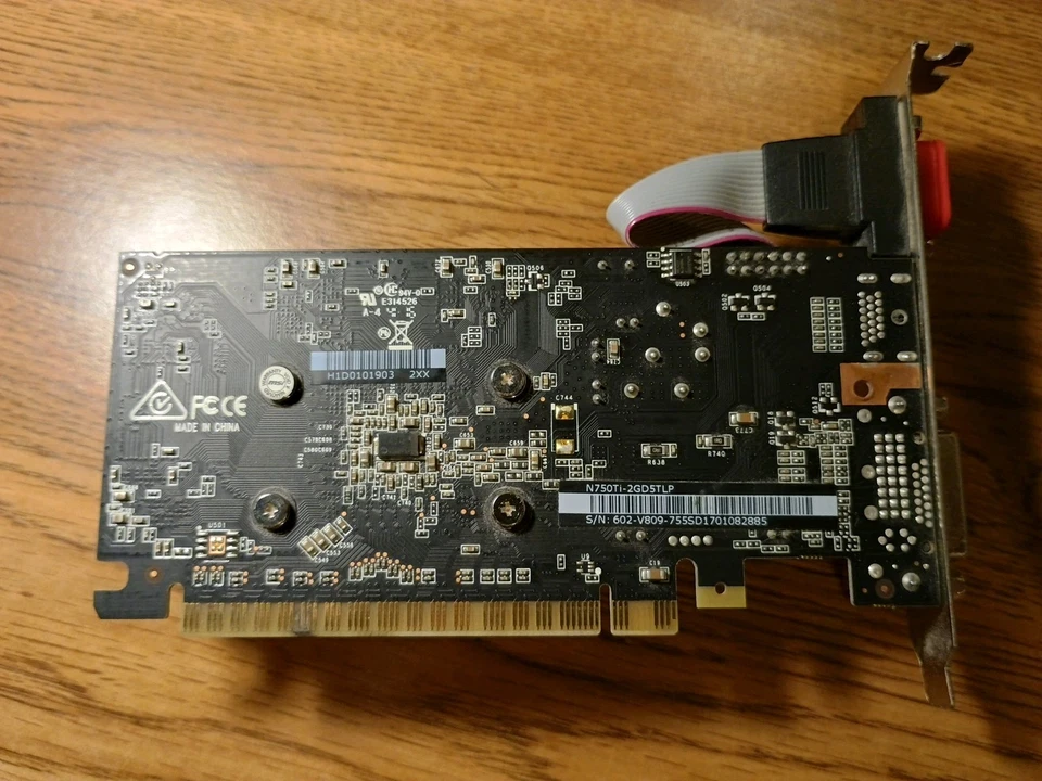 MSI NVIDIA Geforce GTX 750 Ti 2GB GDDR5 Gaming Graphics Card *USED WORKING* - Image 4 of 4