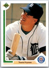 ⚾ 1991 Upper Deck #225c Travis Fryman Detroit Tigers