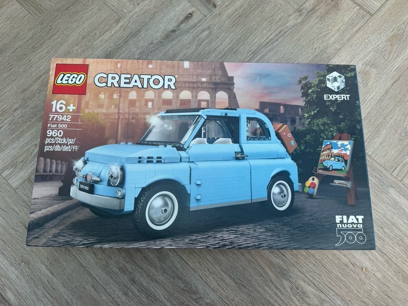 LEGO Creator Expert Fiat 500 Blue Building Set 77942 - Brand New In Sealed Box