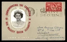 Mayfairstamps Great Britain FDC 1953 Queen Elizabeth II Coronation First Day Cov
