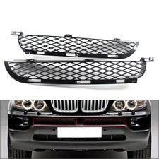 1 Pair Front Grille Upper Bumper Mesh Grill For Bmw X5 E53 2003-2006 1 Pair Front Grille Upper Bumper Mesh Grill For Bmw X5 E53 2003-2006