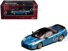 HONDA NSX-R (NA2) RHD ICE BLUE 1/64 DIECAST MODEL CAR BY MOTORHELIX M65503