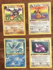 Pokémon TCG 1st Edition Fossil Mixed Card Lot Dragonite 19/62 Articuno 17/62 HP