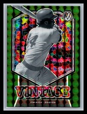 Jim Rice Boston Red Sox 2021 Panini Mosaic #V1 Vintage Green