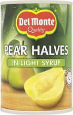 Del Monte Pear Halves in Syrup 420 g (Pack of 12)