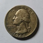 1944 Washington Quarter Silver Circulated US Coin 25C Business Strike