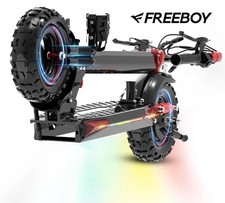 Freeboy Electric Scooter 48v 1200W For Adult 11"Off Road Fat Tires Fast Speed US