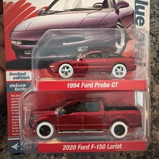 CHASE Auto World Deluxe Series - 1994 Ford Probe GT  2020 Ford F-150 Red White