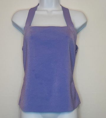 #ad #ad White House Black Market Stretchy Purple Medium Halter Top $19.99