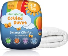 Cot Bed Toddler Duvet Quilt & Pillow Set 4.5 7.5 9 Tog Baby Bedding Set