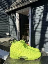 Size 4 GS - Nike Little Posite One Mid Volt Foamposite worn twice