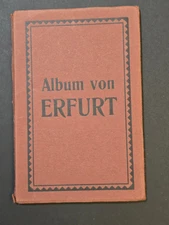 Album von Erfurt Accordion Fold Postcard Set Vintage German Souvenir ca. 1920s