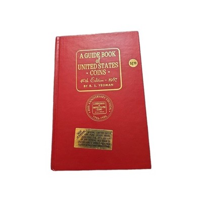  The Official RED BOOK by R. S. Yeoman. 40th Edition 1987. Nice Condition. -s