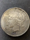 1923 Peace Silver Dollar - 90% Silver - Ungraded / Circulated / Toned