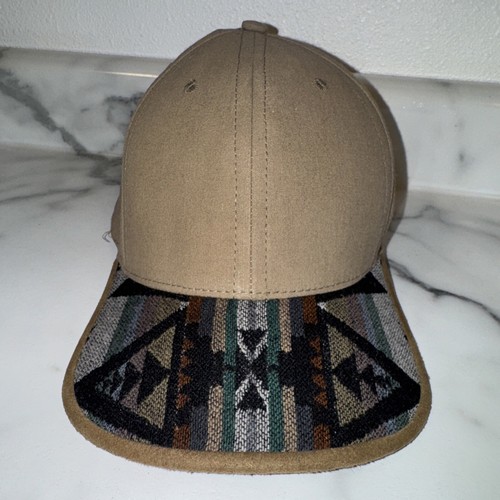 Vintage Pendleton Beige Logo Graphic Adjustable Strapback Hat Cap One Size