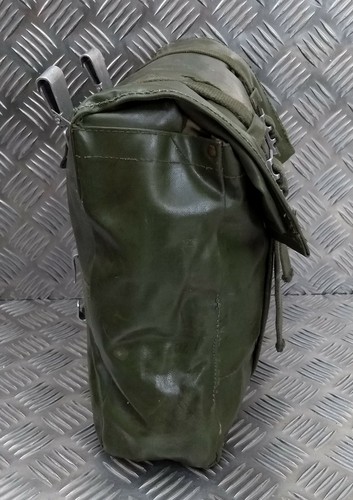 Genuine Vintage Military Issue PVC Heavy Duty Back Pack Pannier Side Bag PBPG1 - 第 6/12 張圖片