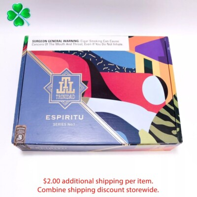 #ad #ad Trinidad Espiritu Toro Series No. 1 Empty Cigar Box 8.75quot; x 6.75quot; x 2.25 $3.33