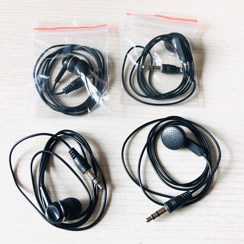 UK 3,5 mm Kopfhörer einseitig im Ohr Mono Ohrhörer kabelgebundenes Headset 50 cm für MP3 MP4 - Bild 6 von 24