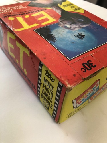80s set LOT VTG ET The Extra-Terrestrial Topps Wax Box Pack Cards Iron-on proof - Picture 7 of 12