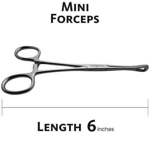 Multi Fórceps Abrazadera Alicate Cara y Cuerpo Piercing Herramienta quirúrgica Body Art Anillo acero - Imagen 110 de 152