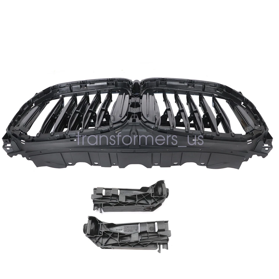 Parachoques delantero para BMW X5 2019-2020 2023 rejilla obturador de aire tapa superior sin motor Foto 2 de 4