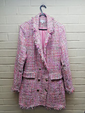 In The Style Women's Multicoloured Tweed Jacket Uk 10, Eur 38