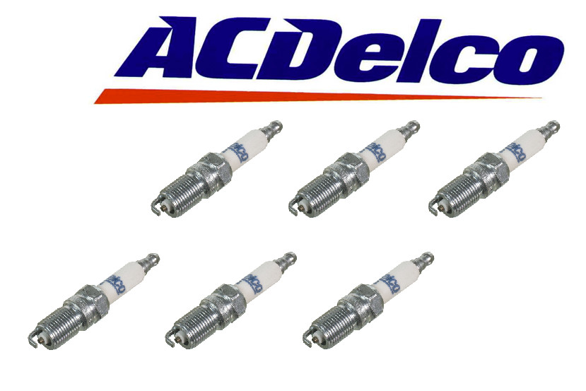 Set Of 6 Spark Plugs AcDelco For Chevrolet Traiblazer EXT GMC Envoy XUV 4.2L L6
