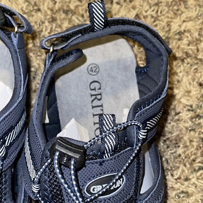 Grition Hiking Closed Toe Sandals Mens Size 9 EU 42 Blue  display picture 1