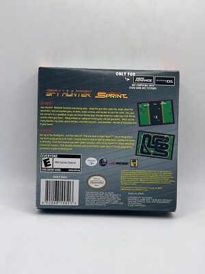 Spy Hunter Super Sprint 2 in 1 Nintendo Game Boy Advance GBA CIB