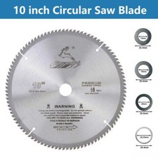 Hoja de sierra circular con punta de carburo de 10" disco de corte TCT para madera 40-120 dientes