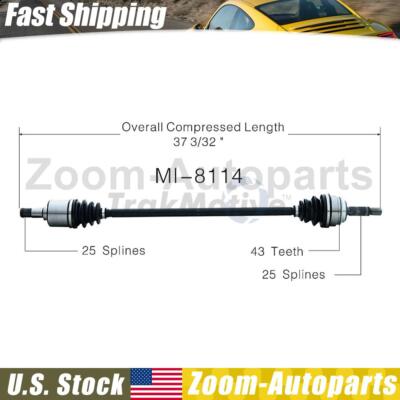 FWD For 2002-2007 Mitsubishi Lancer Front Right Passenger CV Axle Joint Shaft