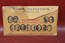 Vtg 1946 Stark Bro's Nurseries & Orchards Envelope Greatest Family of Nurserymen