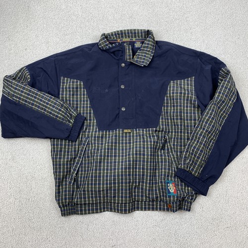 Sunice Gore-Tex Jacket Men's Large Blue Plaid Pullover