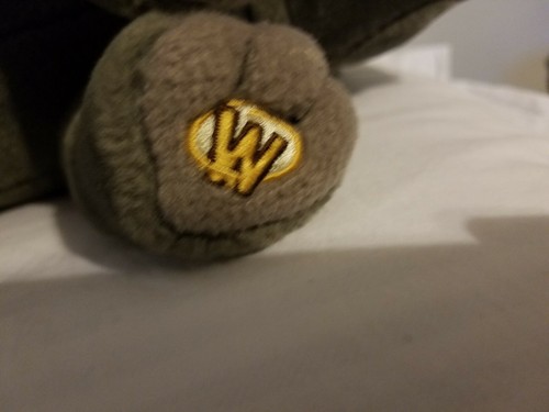 Webkinz Signature Endangered Black African Rhinoceros Gold Logo WKSE3014 - Picture 5 of 6
