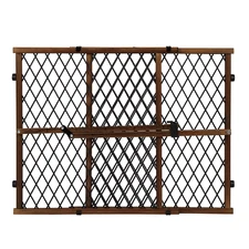 Evenflo Position & Lock Baby Gate, Pressure-Mounted, Farmhouse Collection