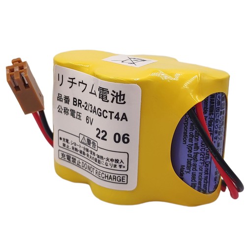 100x BR-2/3AGCT4A 6V PLC Battery For FANUC A98L-0031-0025 CNC System Brown Plug - Picture 5 of 6