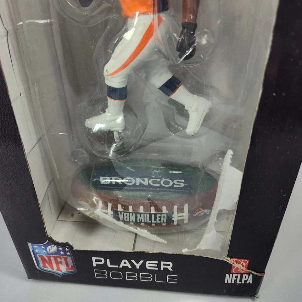 Von Miller Denver Broncos Baller Edición Especial Bobblehead NFL Foto 2 de 4