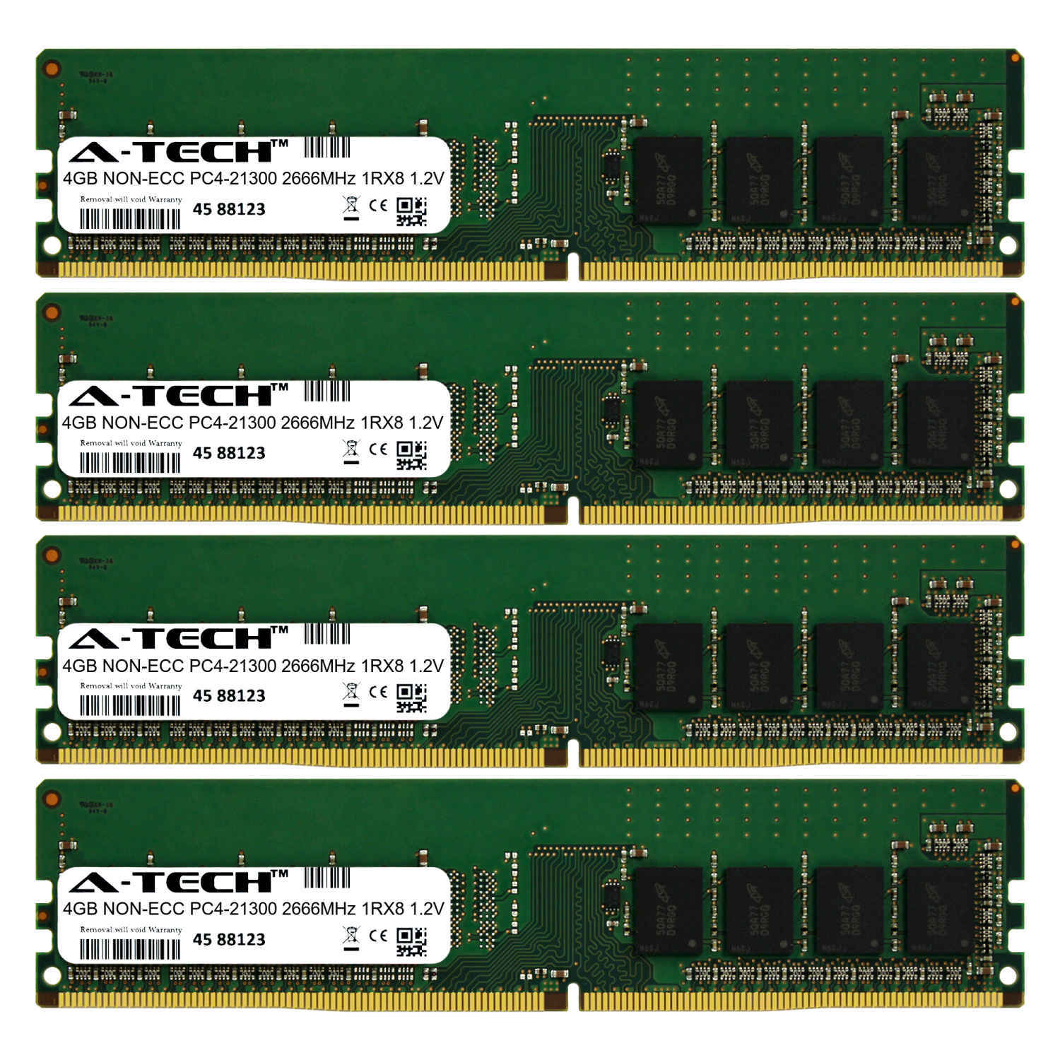 A-Tech 16GB RAM Kit for Dell XPS 8930 Tower (2 x 8GB) DDR4 2666MHz  PC4-21300 Non-ECC DIMM Desktop Memory Upgrade 並行輸入品