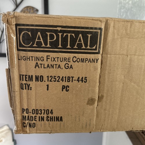 Capital Lighting 125241BT-445 Tux 4-Light Vanity Light 32”W Fixture Discontinued - Picture 9 of 10
