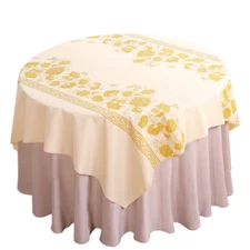 10x Oil-proof Peony Tablecloth Disposable Covers Thicken Floral Restaurant Party