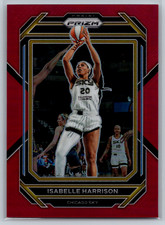 Isabelle Harrison 2023 Panini Prizm WNBA Red Prizm /199 #101 Chicago Sky