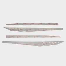 Ranger Boat Graphic Hull Decals 206413 Black Red Silver Set Of 4 Ranger Boat Graphic Hull Decals 206413 Black Red Silver Set Of 4